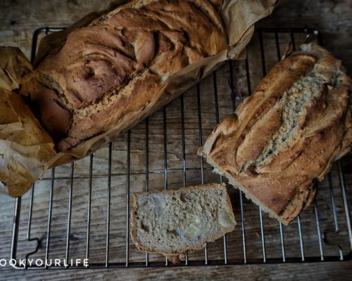 Banana Bread with Roast Chestnuts
