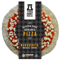 White Rabbit Gluten Free pizza
