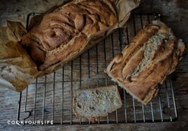 Banana Bread with Roast Chestnuts