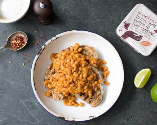 Tideford Miso Baked Beans with Chilli & Lime