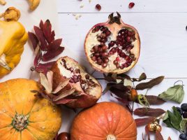 Roasted Squash, Feta and Pomegranate Salad