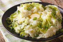 colcannon, potato, irish, bubble and squeak, recipe, march, vegetarian, vegetables, better food