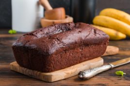 Fair Trade banana, molasses and rum loaf