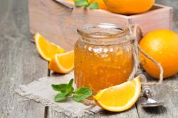 Jars of marmalade