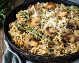 MUSHROOM AND CELERIAC RISOTTO