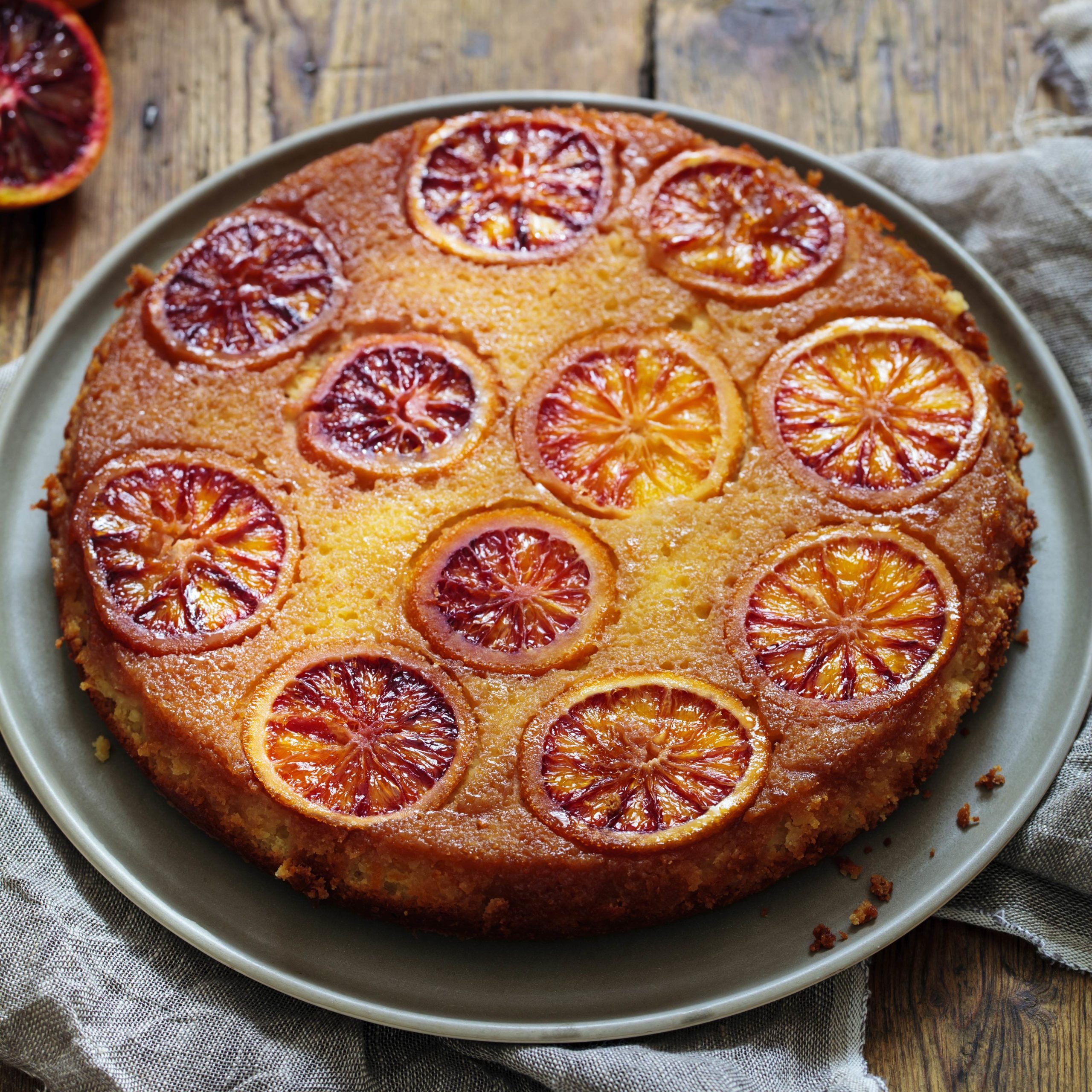 Vegan turmeric, orange and almond cake :: Exceedingly vegan