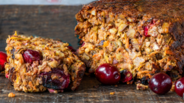 Leek and Mushroom Nut Roast