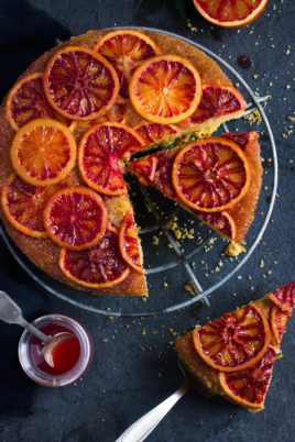 Vegan Blood Orange Upside Down Cake