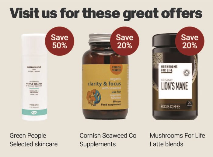 Three supplement offers in store
