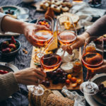 organic wine and cheese