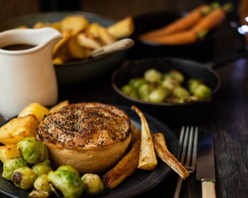 Pieminister’s Smoky Roast Brussels Sprouts