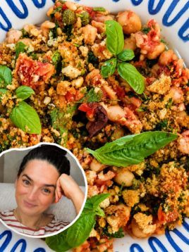 Elly Pear’s Chickpea ‘Puttanesca’ Style Salad